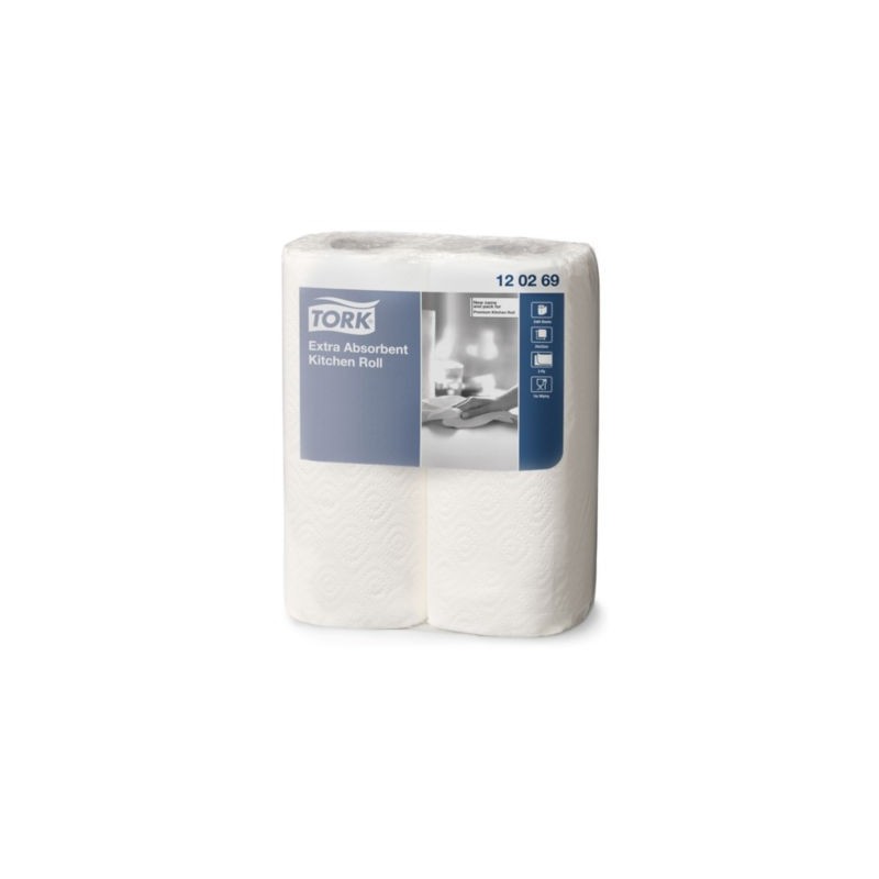 Essuie-tout gaufré en rouleau TORK 64 feuilles - 23x24