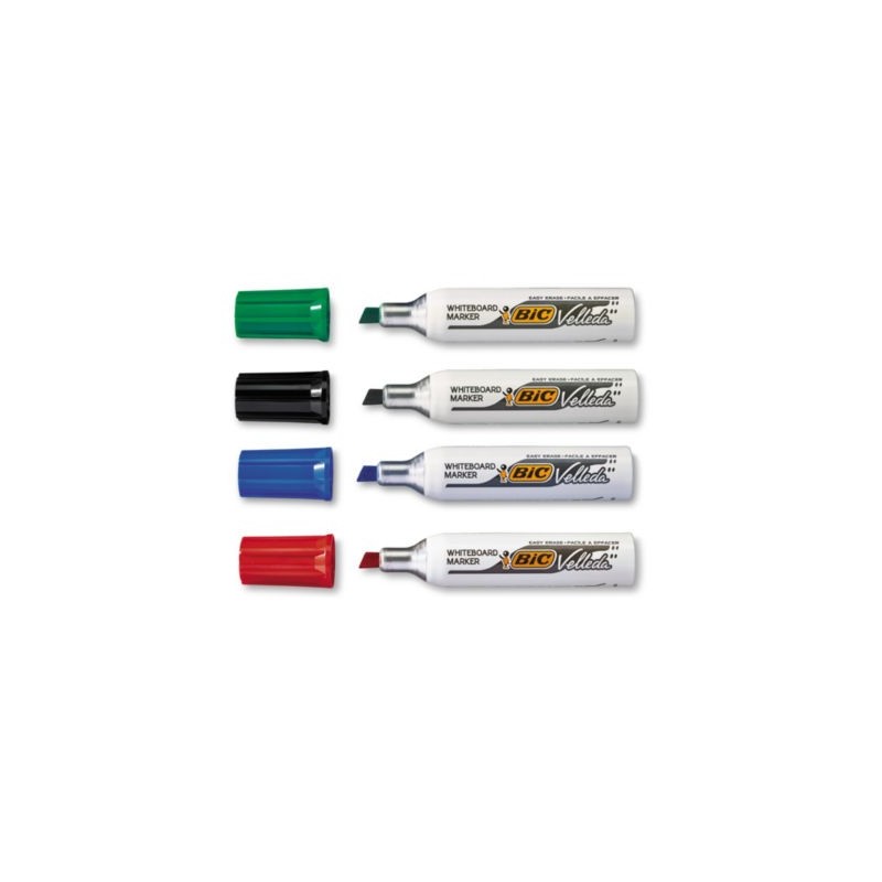 Marqueur pour tableau blanc Velleda BIC 3 à 6 mm - Lot de 2