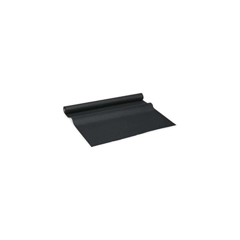 Nappe en rouleau aspect tissu noire