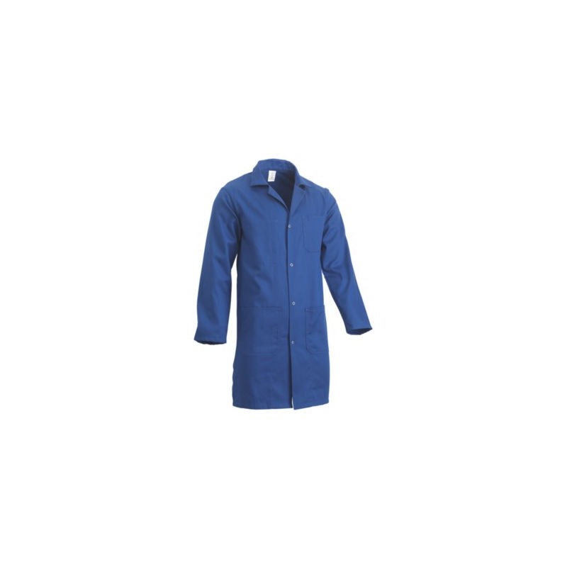 Blouse bleue 100% coton homme taille 1