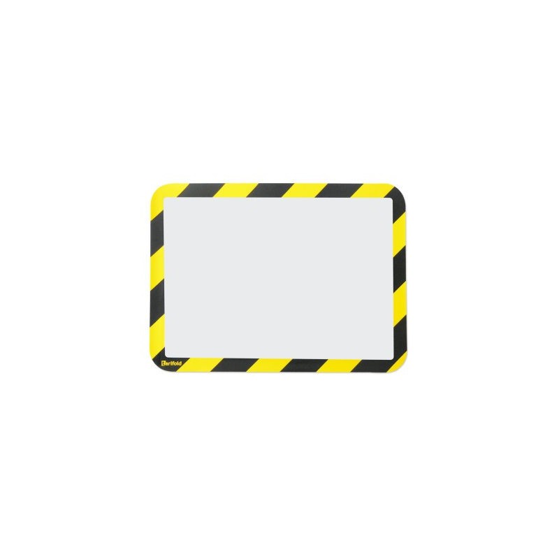 Pochette avec dos entièrement magnétique jaune et noir - Lot de 2