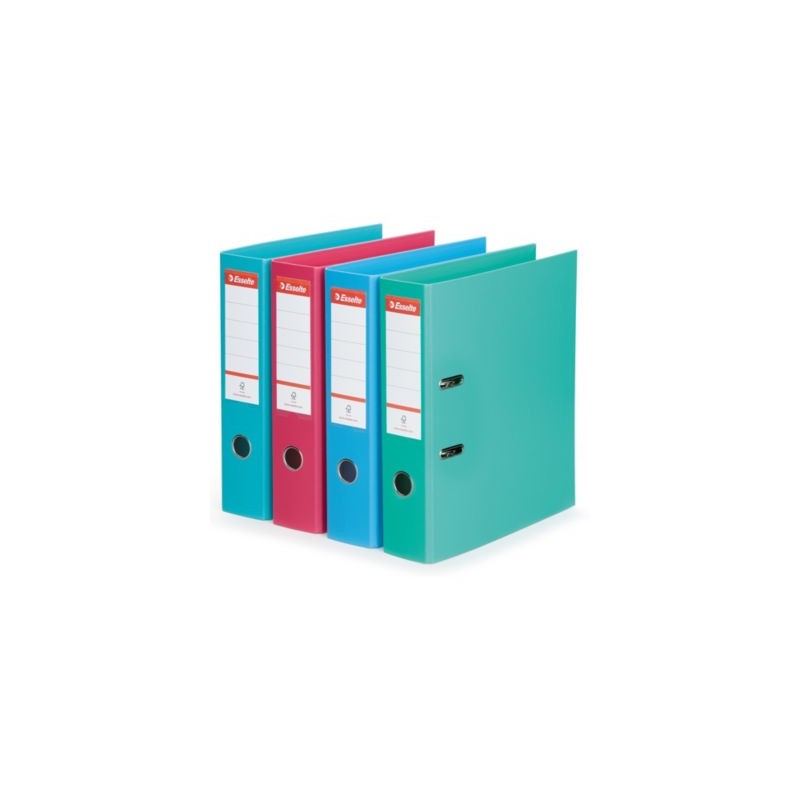 Classeur à levier grande capacité Chromos Plus ESSELTE mode dos 8 cm - Lot de 10