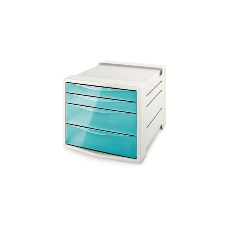Module de classement bleu translucide ESSELTE COLOUR'ICE