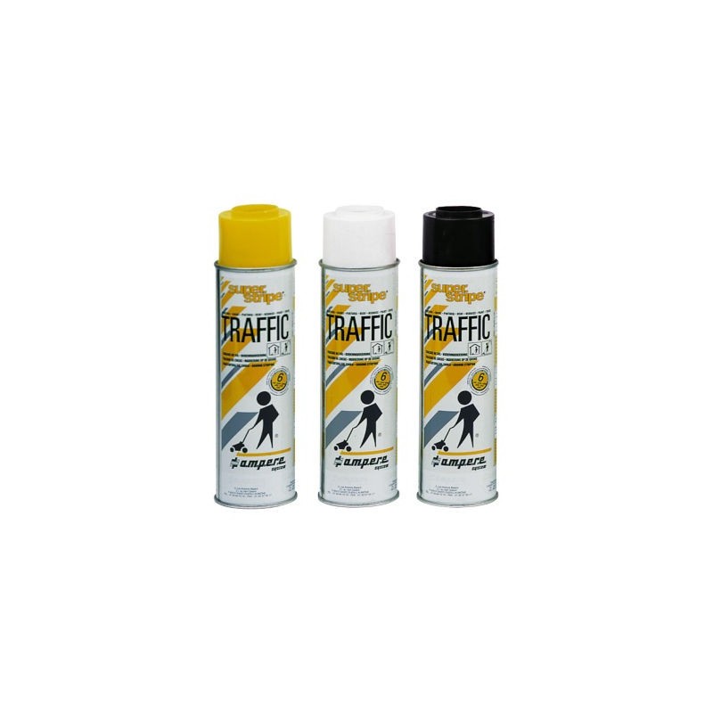 Peinture aérosol Ampere jaune - Paquet de 12