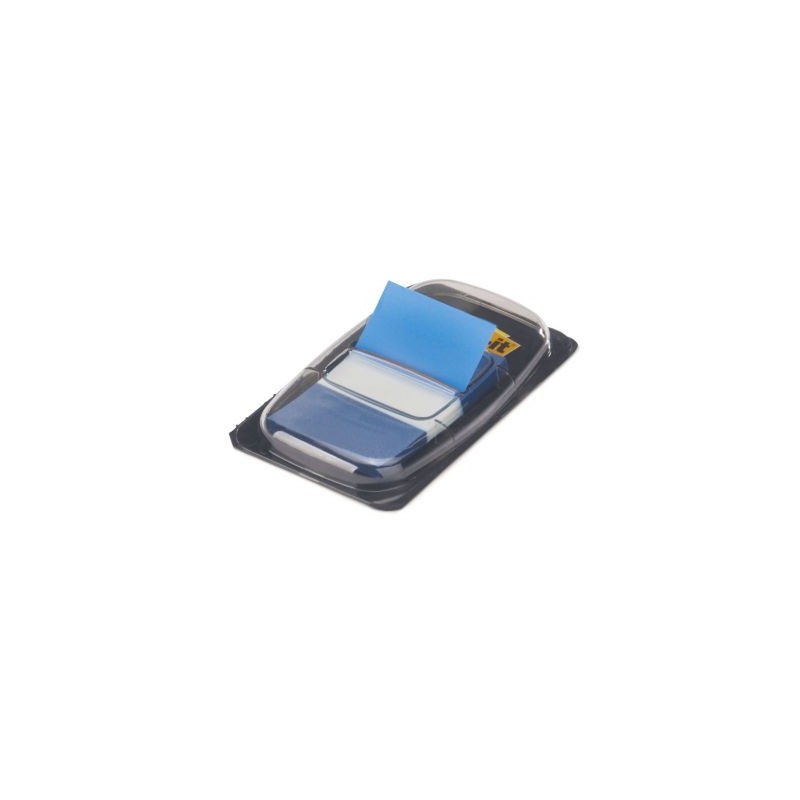 Marque-pages rigides Post-it®bleu - Lot de 12