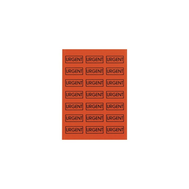 Étiquette adhésive permanente 63,5x38,1 mm - Paquet de 2100