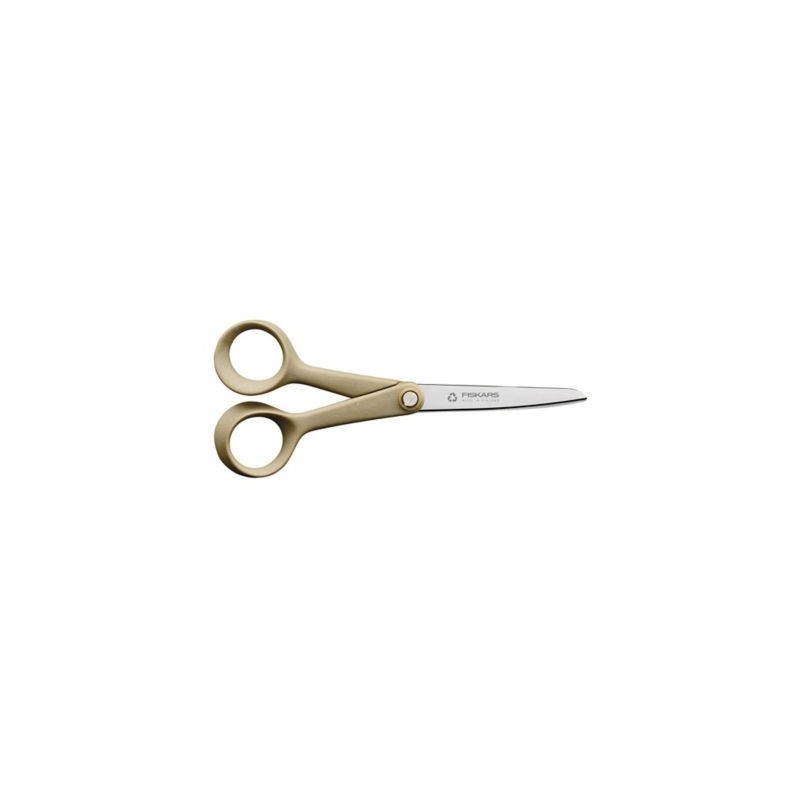 Ciseaux en plastique 80% recyclé FISKARS longueur 17 cm - Lot de 3