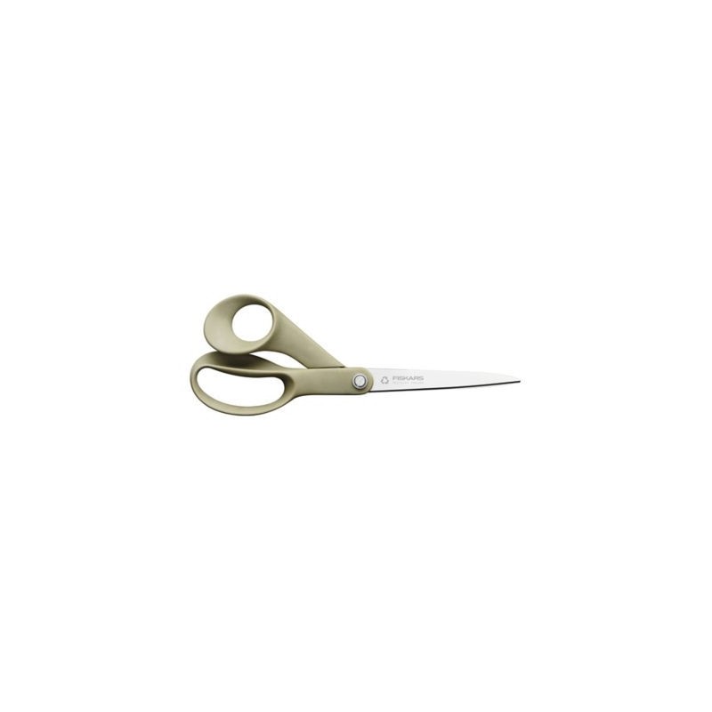 Ciseaux en plastique 80% recyclé FISKARS longueur 21 cm - Lot de 3