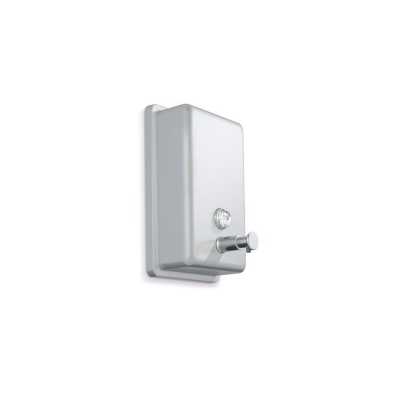 Distributeur savon aluminium brossé