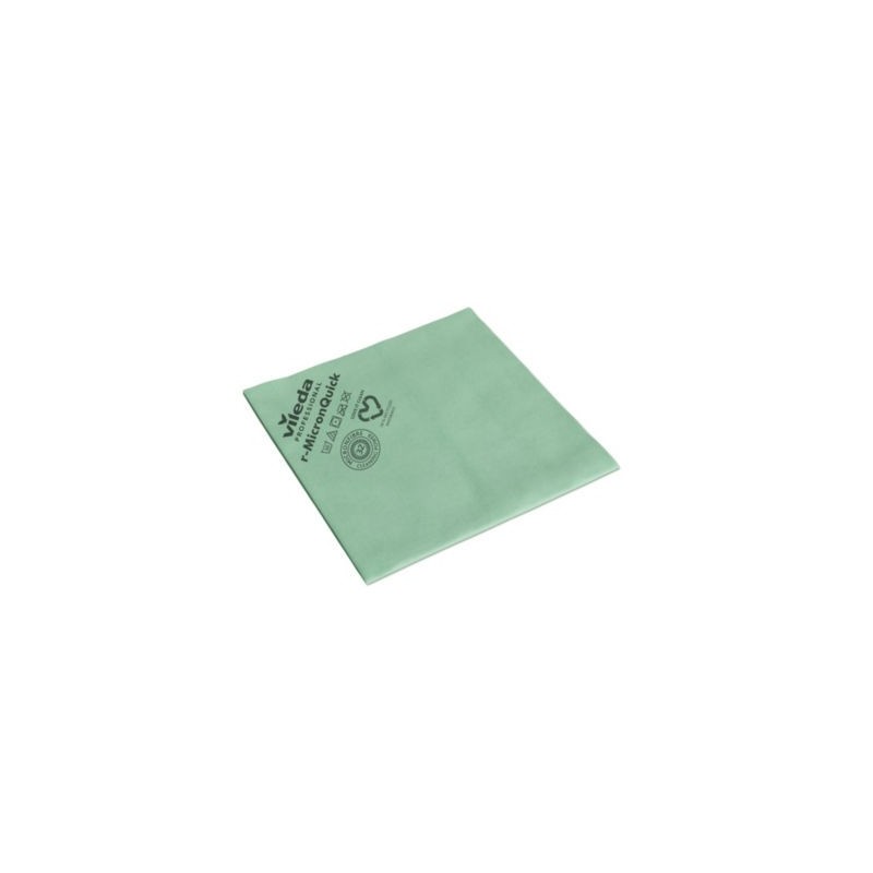 Lavette microfibre usage long Micron quick VILEDA vert - Paquet de 5