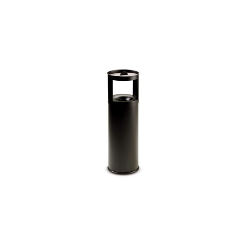 Poubelle cendrier à sable 15 L noir