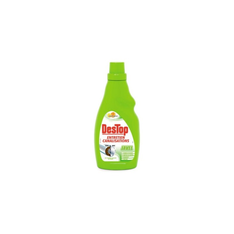 Entretien canalisations Javel DESTOP 750 ml - Lot de 3
