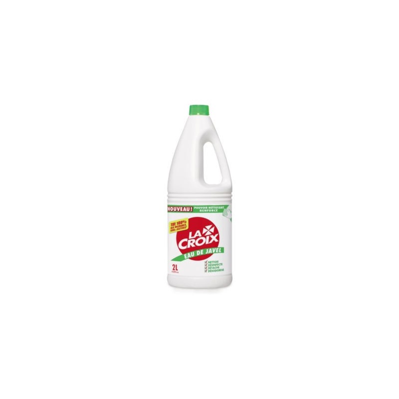 Eau de javel LA CROIX 1,5 L - Lot de 8