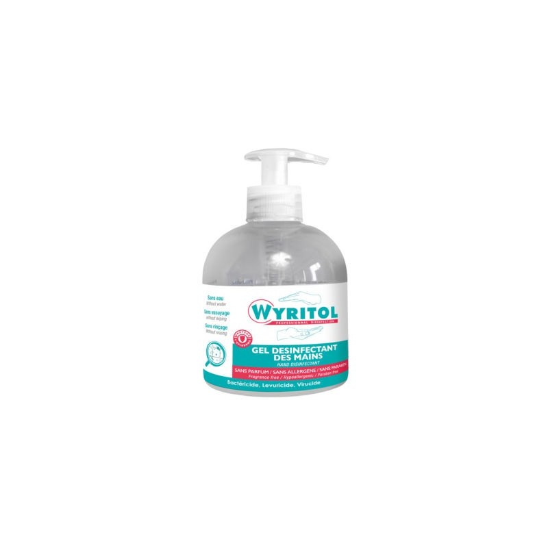 Gel hydro-alcoolique flacon  WYRITOL 300 ml