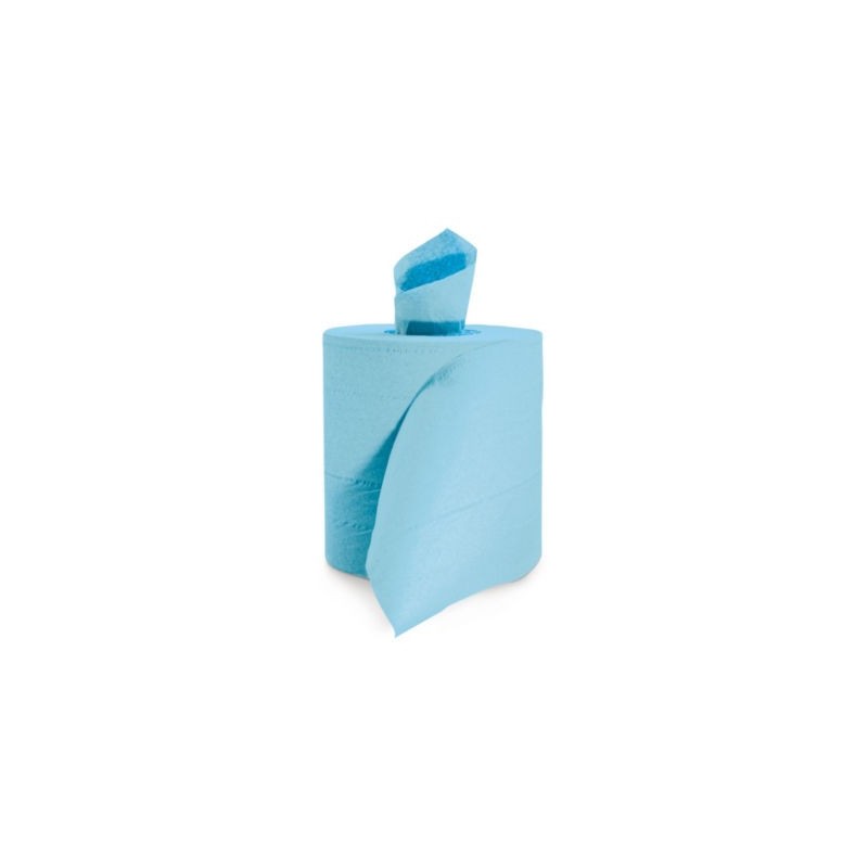 Maxi bobine dévidage central bleu - Vendu par 6