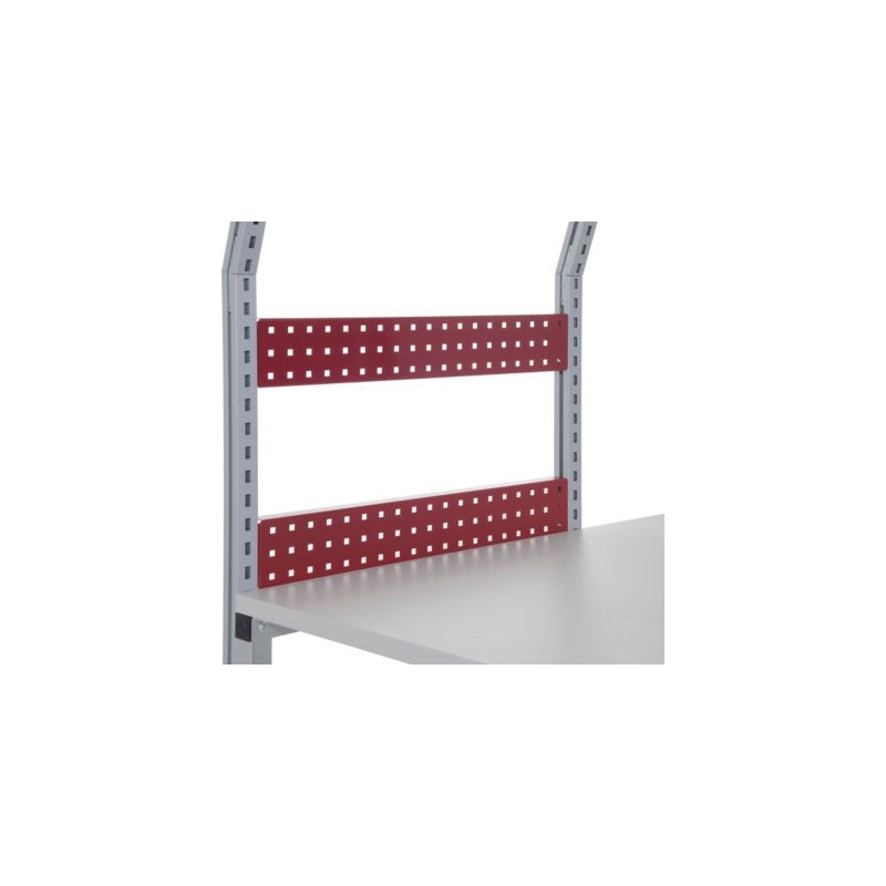 Paroi arrière perforée L 800 x l 30 x H 100 mm