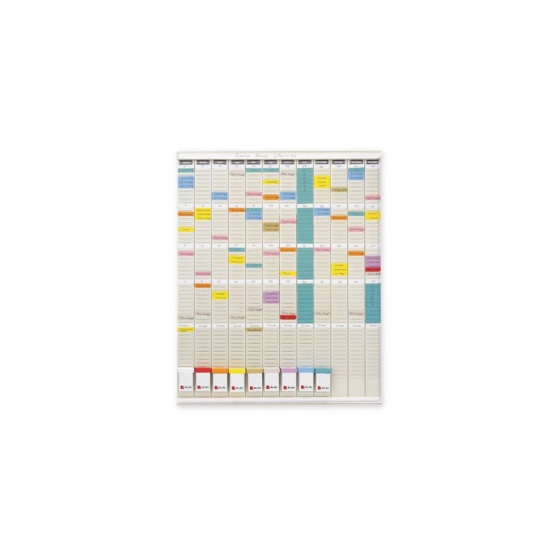 Planning annuel 12 colonnes NOBO