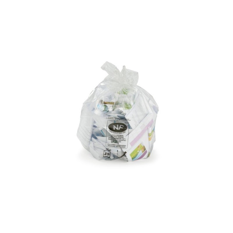 Sacs transparents 50µ 160L carton de 100 - Paquet de 100