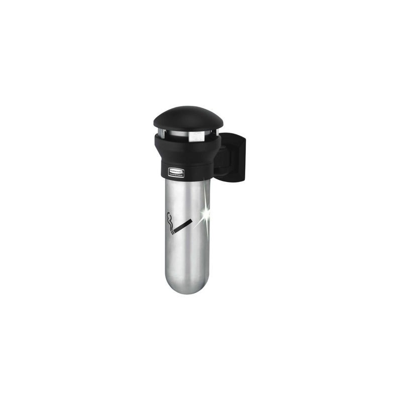 Cendrier d’extérieur mural RUBBERMAID INFINITY inox 1 litre