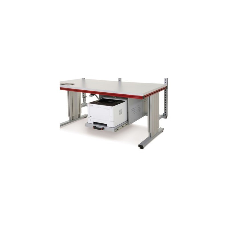 Etagère retractable sous plateau