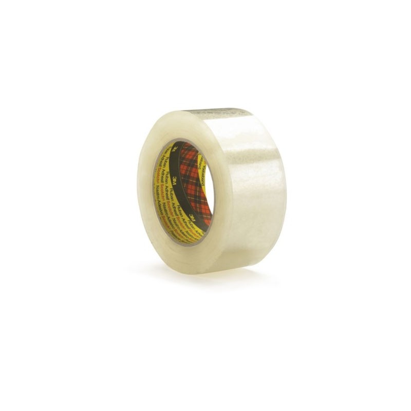 Ruban adhésif Scotch 3M 313 Polypropylène silencieux transparent résistant, 40 microns 48 mm x 100 m - Lot de 36