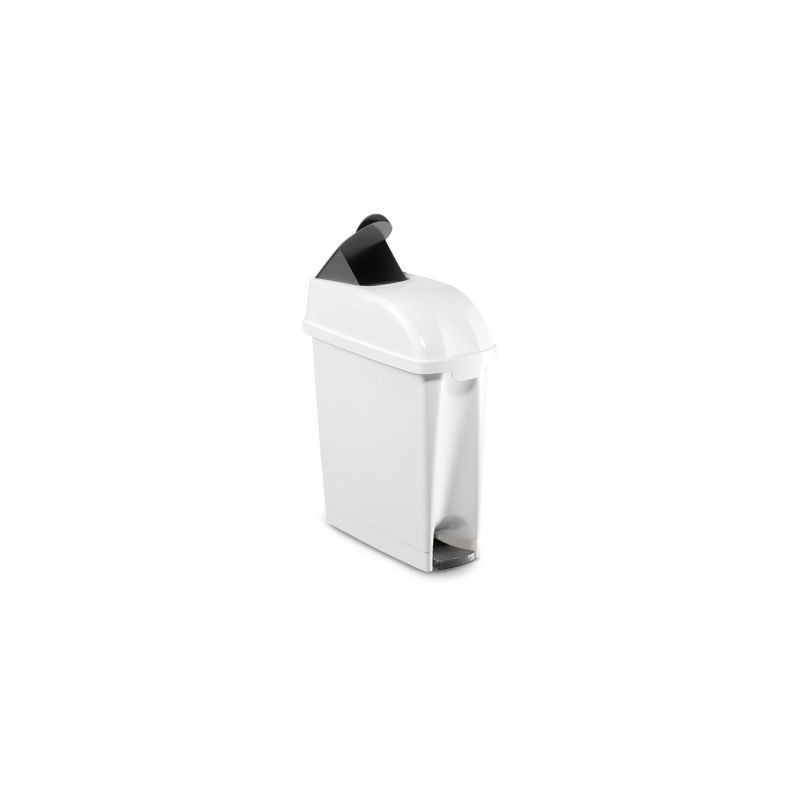Poubelle hygiénique 17 L blanche