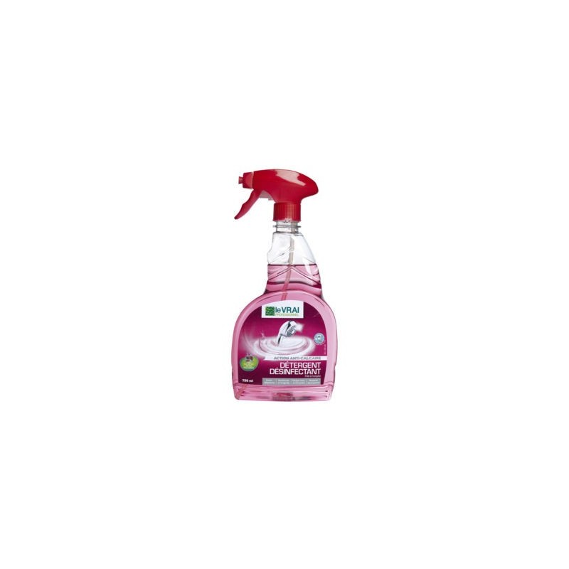 Détergent désinfectant sanitaire LE VRAI 750 ml - Lot de 2