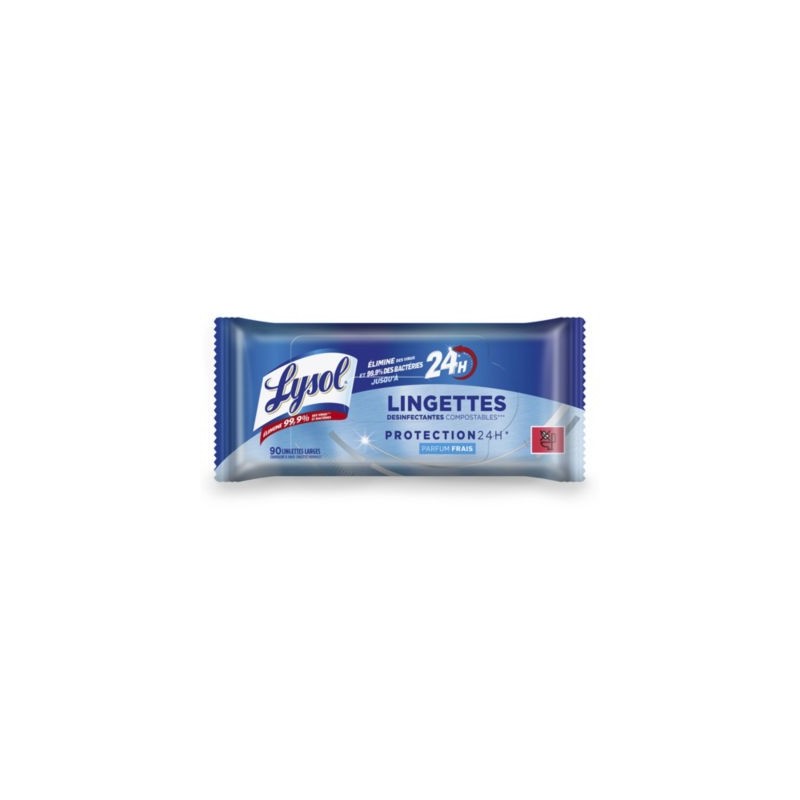 Lingettes WC Harpic - Paquet de 90 x 2