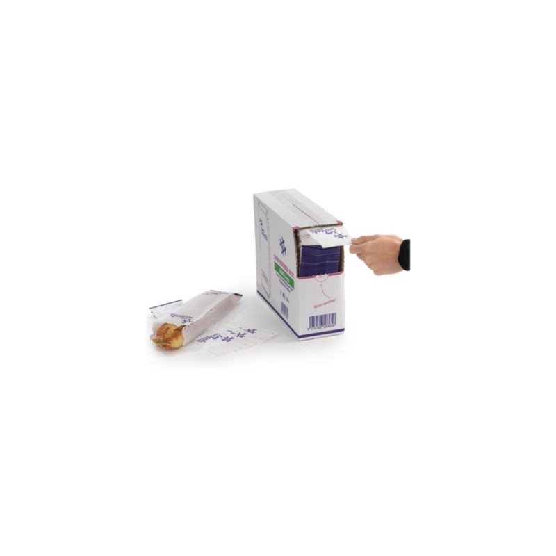 Sachet sandwich en boîte distributrice - Paquet de 1000