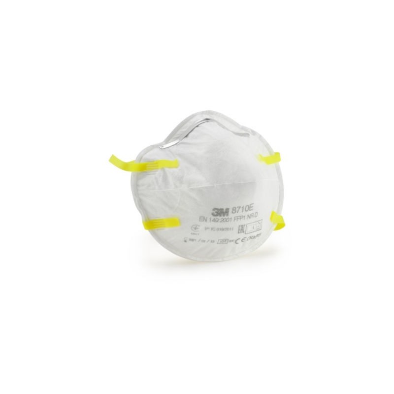 Masque anti poussière 3M coque FFP1 sans soupape - Lot de 20