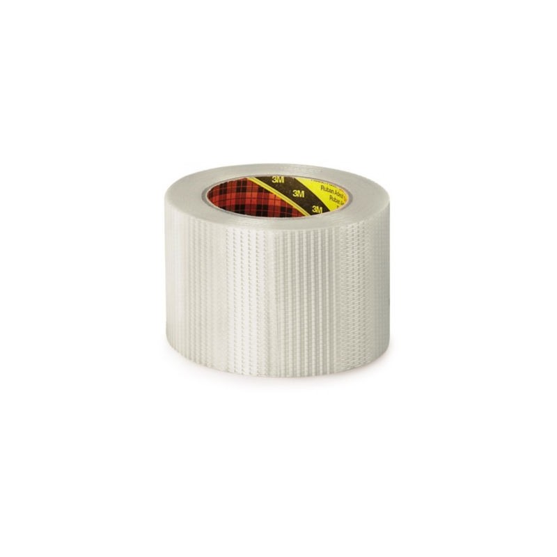 Ruban adhésif armé chaîne et trame 145 microns SCOTCH 3M 75 mm x 50 m - Lot de 12