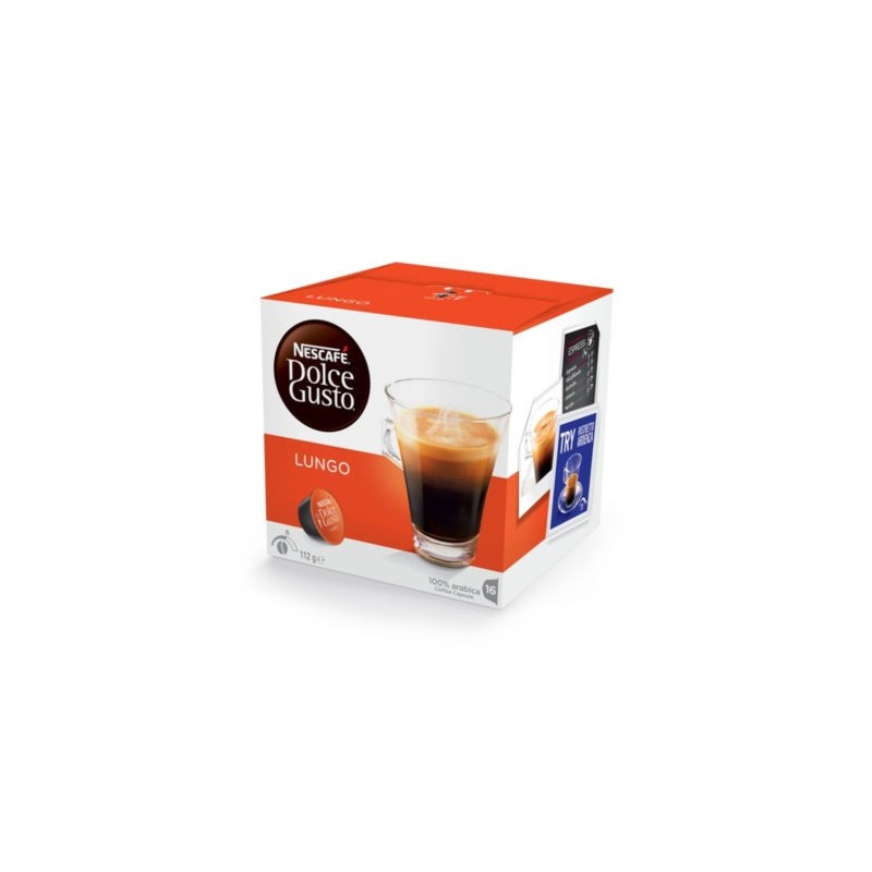 Capsules NESCAFE DOLCE GUSTO lungo - Paquet de 16