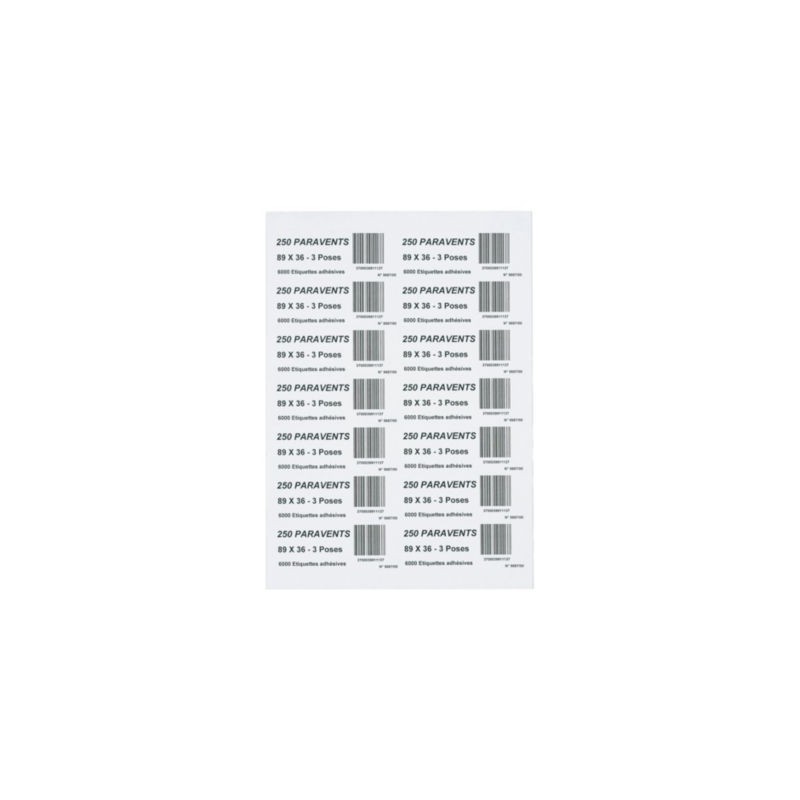 Étiquette d'adressage RAJA 99x33,9 mm - Paquet de 1600