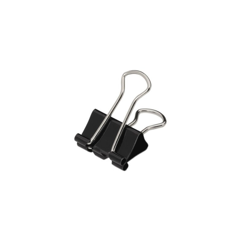 Pinces double clip RAJA 19 mm boîte de 12 - Paquet de 12