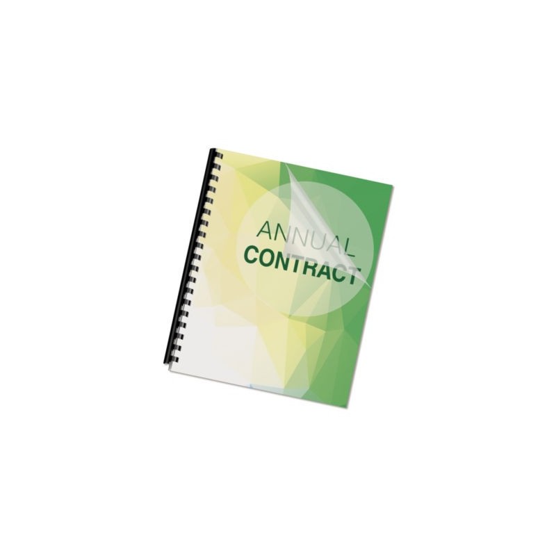 Couverture pour reliures PVC transparent - Paquet de 100