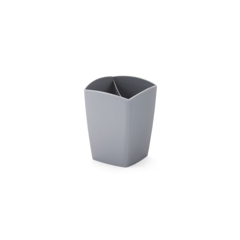Pot à crayons CEP gris - Lot de 2