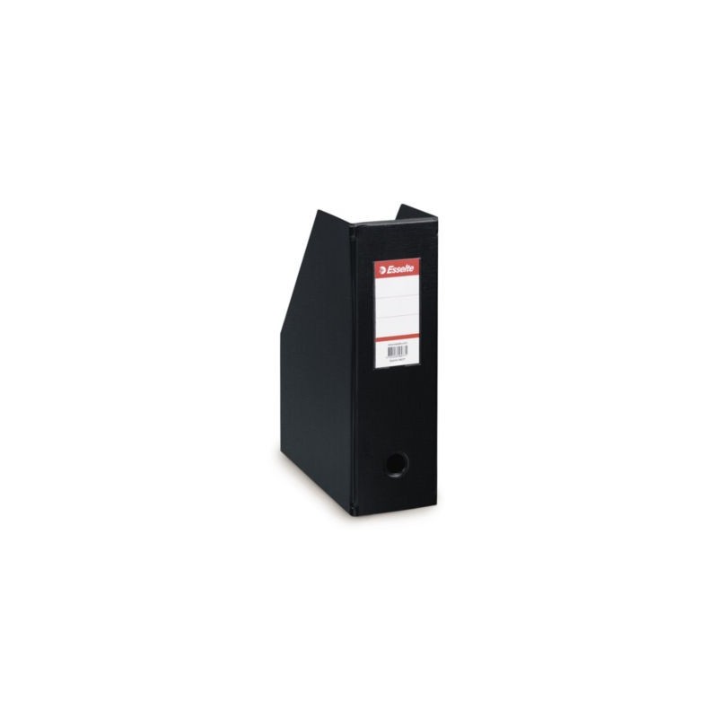 Porte-revues PVC pliable dos 10 cm ESSELTE noir - Lot de 10