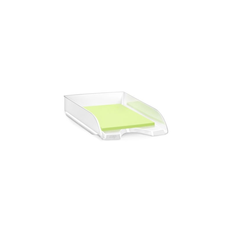 Corbeille à courrier CEP blanc - Lot de 10