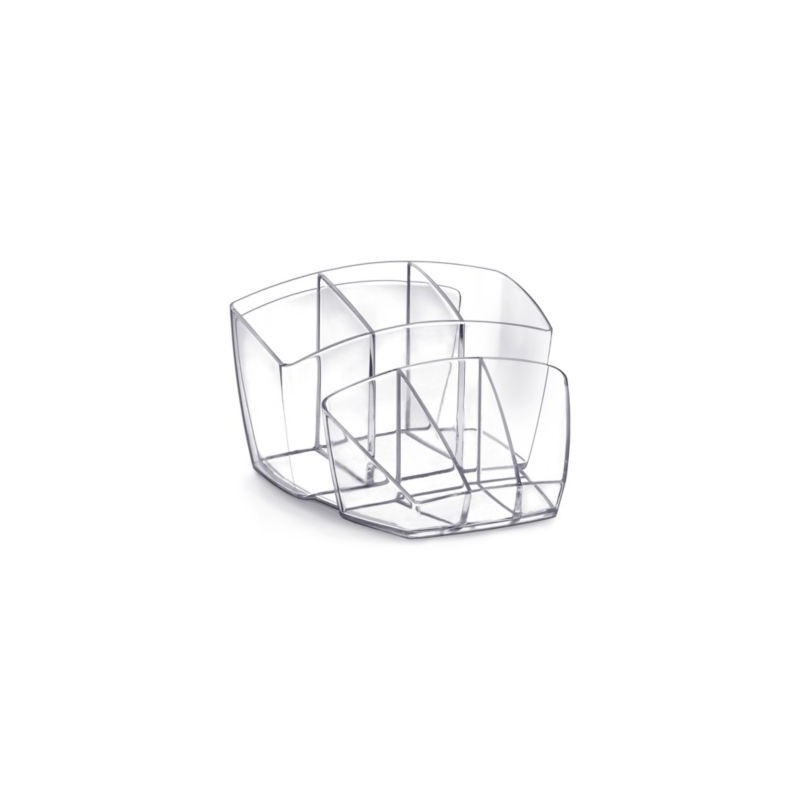 Multipot 8 compartiments CEP transparent - Lot de 2