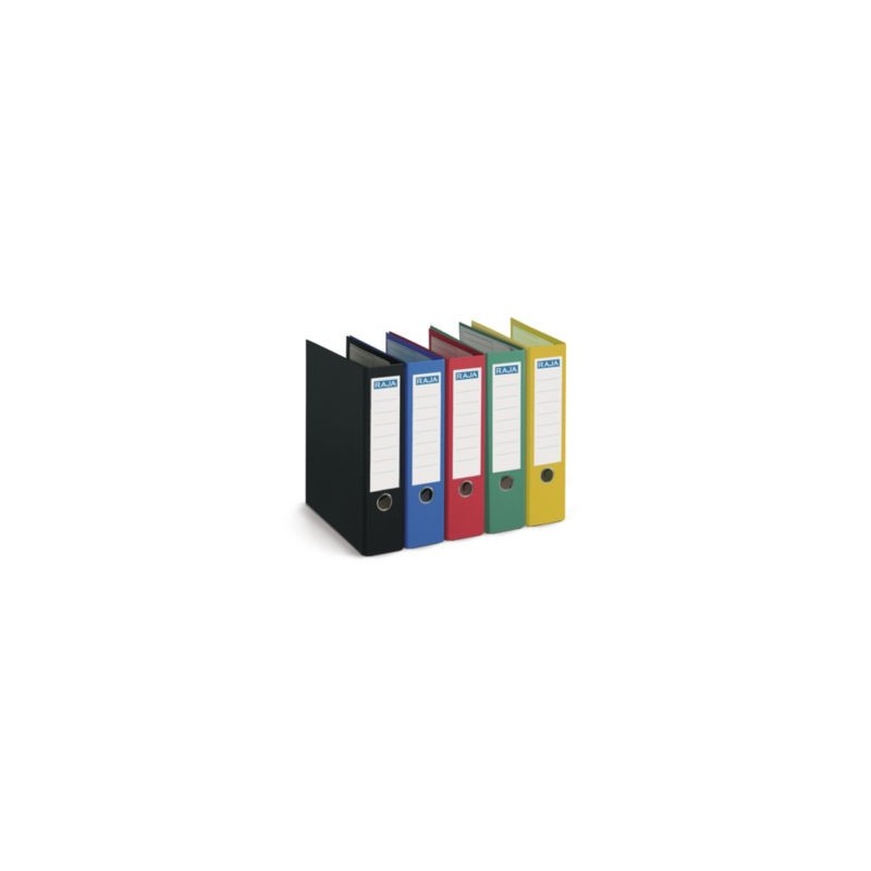 Classeur à levier RAJA dos 8 cm couleurs assorties - Lot de 10