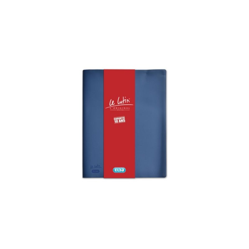 Protège-documents opaque bleu Le Lutin OXFORD 30 pochettes - Lot de 2