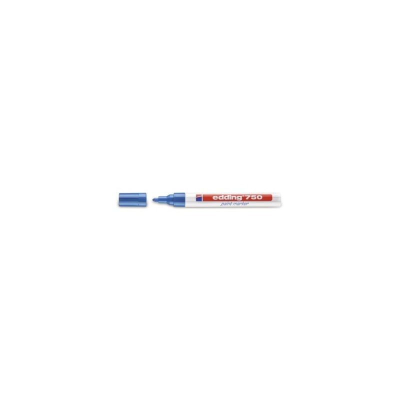 Marqueur peinture pointe conique EDDING bleu - Lot de 10