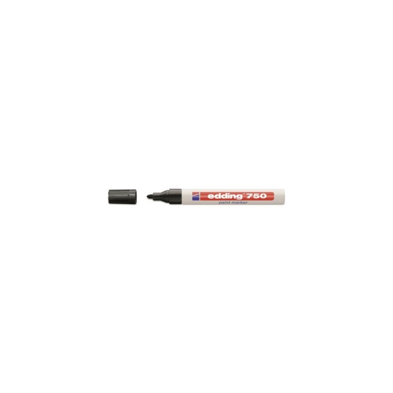 Marqueur peinture pointe conique EDDING noir - Lot de 10