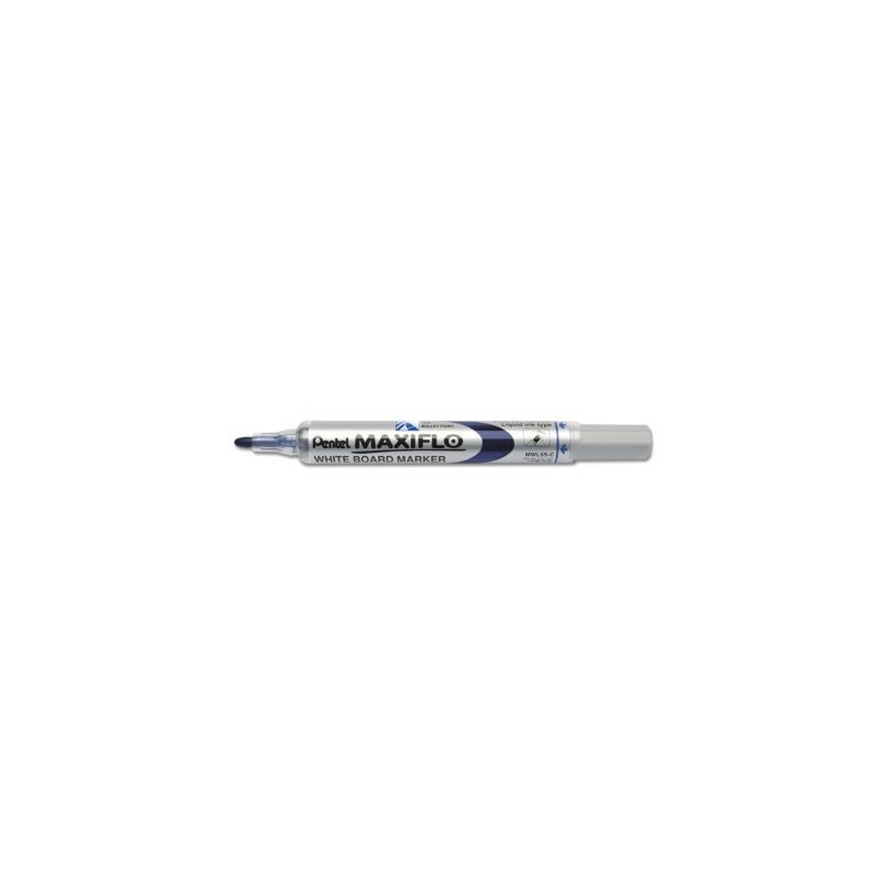 Marqueur Maxiflo pointe conique PENTEL bleu - Lot de 12