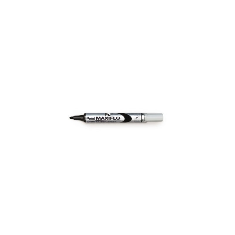 Marqueur Maxiflo pointe conique PENTEL noir - Lot de 12