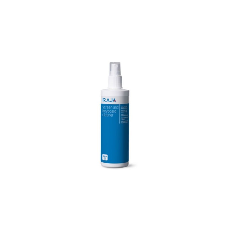 Nettoyant pour écrans et claviers RAJA 250 ml - Lot de 6