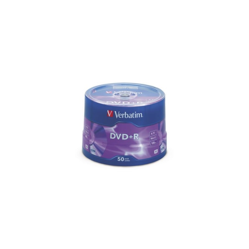 DVD+R 16x VERBATIM - Paquet de 50