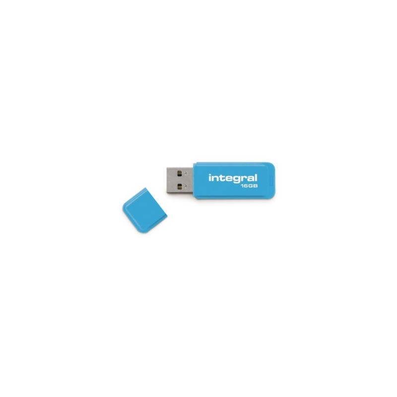 Clé USB 2.0 Neon INTEGRAL 16 GB bleu