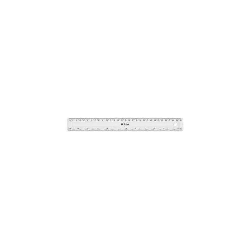 Règle plastique RAJA 30 cm - Lot de 2