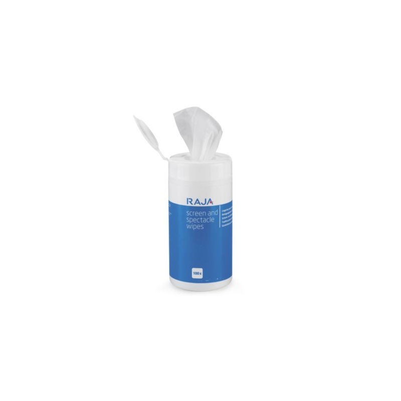 Lingettes nettoyantes RAJA spécial écran - Paquet de 100 x 3
